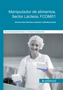 Books Frontpage Manipulador de alimentos. sector lácteos. FCOM01