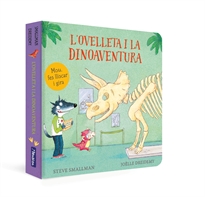 Books Frontpage L'ovelleta i la dinoaventura (L'ovelleta que va venir a sopar. Llibre de cartró)