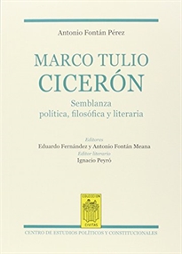 Books Frontpage Marco Tulio Cicerón. Semblanza política, filosófica y literaria