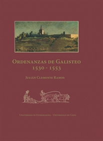 Books Frontpage Las ordenanzas de Galisteo (1531-1553)