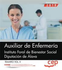 Books Frontpage Auxiliar de Enfermería. Instituto Foral de Bienestar Social. Diputación de Álava. Temario Vol. II.