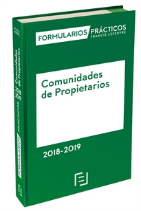 Books Frontpage Formularios Comunidades de Propietarios 2018-2019