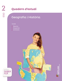 Books Frontpage Quadern D'Estudi Geografia I Historia 2 Eso Saber Fer