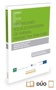Books Frontpage Innovaciones sociales en materia de vivienda: perspectiva tributaria (Papel + e-book)
