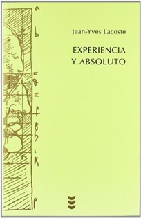 Books Frontpage Experiencia y absoluto