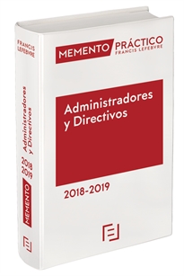 Books Frontpage Memento Administradores y Directivos 2018-2019