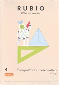 Books Frontpage Competència matemàtica RUBIO 4 (català)