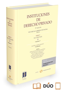 Books Frontpage Instituciones de Derecho Privado. Tomo V Sucesiones. Volumen 1º (Papel + e-book)