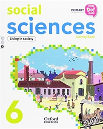 Books Frontpage Think Do Learn Social Sciences 6th Primary. Activity book Module 3