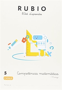 Books Frontpage Competència matemàtica RUBIO 5 (català)