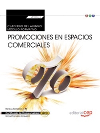 Books Frontpage Cuaderno del alumno. Promociones en espacios comerciales (Transversal: MF0503_3). Certficados de profesionalidad
