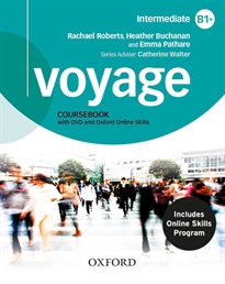 Books Frontpage Voyage B1+. Student's Book + Workbook+ Oxford Online Skills Program B1+ (Bundle 1) Pack without Key