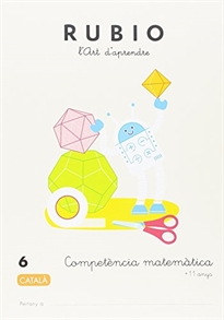 Books Frontpage Competència matemàtica RUBIO 6 (català)