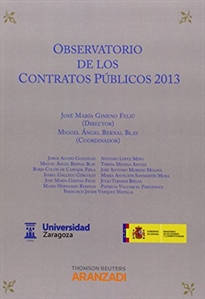 Books Frontpage Observatorio de los Contratos Públicos 2013