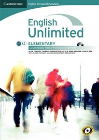 Books Frontpage English unlimited for spanish speakers elementary coursebook with e-portfolio