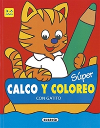 Books Frontpage Súper Calco y coloreo con Gatito