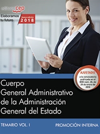 Books Frontpage Cuerpo General Administrativo de la Administración General del Estado (Promoción interna). Temario Vol. I