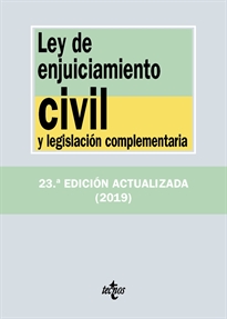 Books Frontpage Ley de Enjuiciamiento Civil y legislación complementaria