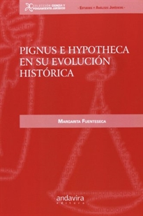 Books Frontpage Pignus e hypotheca en su evolución histórica