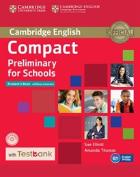 Books Frontpage Compact Preliminary for Schools Student's Book without Answers with CD-ROM with Testbank