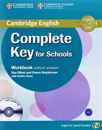 Books Frontpage Complete Key for Schools for Spanish Speakers Workbook without Answers with Audio CD