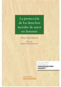 Books Frontpage La protección de los derechos morales de autor en Internet (Papel + e-book)