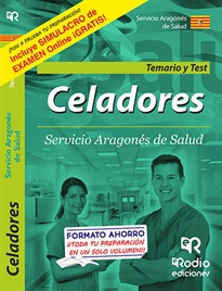 Books Frontpage Celadores. Temario y test.  Servicio Aragonés de Salud. Primera edición.