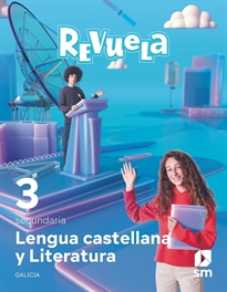 Books Frontpage Lengua Castellana y Literatura. 3 Secundaria. Revuela. Galicia