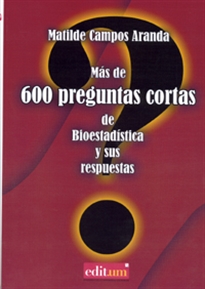 Books Frontpage Más de 600 Preguntas Cortas de Bioestadística y Sus Respuestas