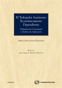 Books Frontpage El trabajador autónomo económicamente dependiente - Delimitación conceptual y ámbito de aplicación