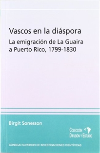 Books Frontpage Vascos en la diáspora: la emigración de la Guaira a Puerto Rico 1799-1833