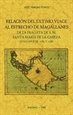 Portada del libro Relacion del ultimo viage al estrecho de Magallanes de la fragata de S.M. Santa Maria de la Cabeza en los años de 1785 y 1786