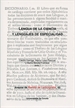 Front pageLengua de la ciencia y lenguajes de especialidad