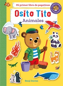 Books Frontpage Osito Tito. Mi primer libro de pegatinas. Animales