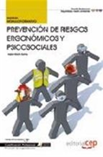 Books Frontpage Manual Prevención de Riesgos Ergonómicos y Psicosociales. Cualificaciones Profesionales
