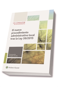 Books Frontpage El nuevo procedimiento administrativo local tras la Ley 39/2015