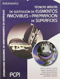 Books Frontpage Técnicas básicas de sustitución de elementos amovibles y preparación de superficies