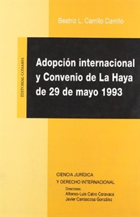 Books Frontpage Adopción internacional y convenio de La Haya de 29 de mayo de 1993