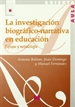 Front pageLa investigación biográfico-narrativa en educación: enfoque y metodología