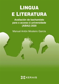 Books Frontpage ABAU 2020. Lingua e literatura. Avaliación de bacharelato para o acceso á Universidade