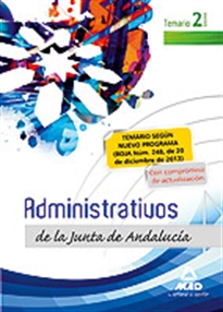 Books Frontpage Administrativos de la Junta de Andalucía. Turno Libre. Temario. Volumen II