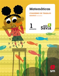 Books Frontpage Cuaderno de matemáticas. 1 Primaria, 2 Trimestre. Más Savia