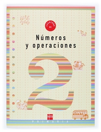 Books Frontpage Cuaderno 2 de números y operaciones. 1 Primaria