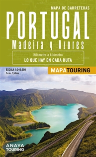 Books Frontpage Mapa de carreteras de Portugal, Madeira y Azores 1:340.000 - (desplegable)