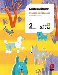 Books Frontpage Cuaderno de matemáticas. 2 Primaria, 2 Trimestre. Más Savia