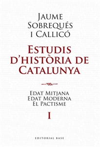 Books Frontpage Estudis d'història de Catalunya - Vol. I