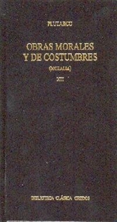 Books Frontpage Obras morales y costumbres xiii