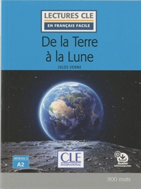 Books Frontpage De La Terre à La Lune - Niveau 2,A2 - Livre