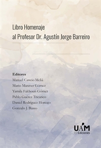 Books Frontpage Libro Homenaje al Profesor Dr. Agustín Jorge Barreiro
