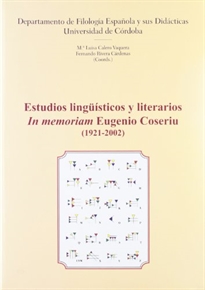 Books Frontpage In memoriam Prof. Eugenio Coseriu